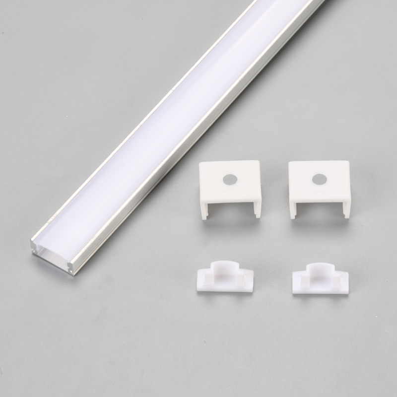 LED rigid strip SMD5050 SMD5630 aluminum profile PC cover profile LED strip cover for LED bar light