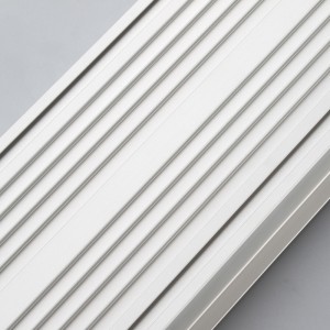 led - aluminium - profil mit pc - diffusor flache form