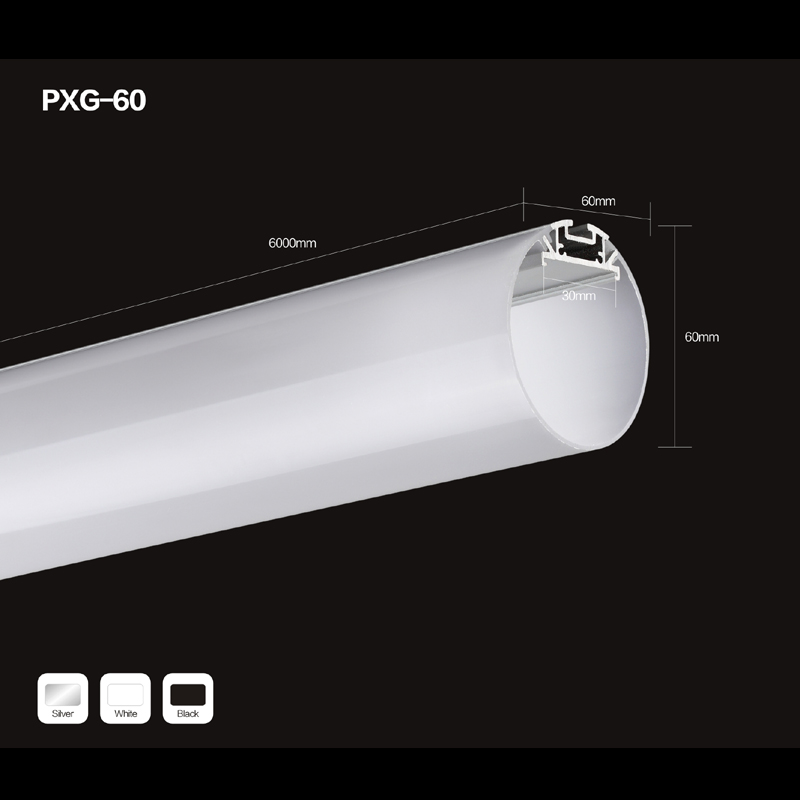 china - alu runden led - aluminium - profil für led - strip