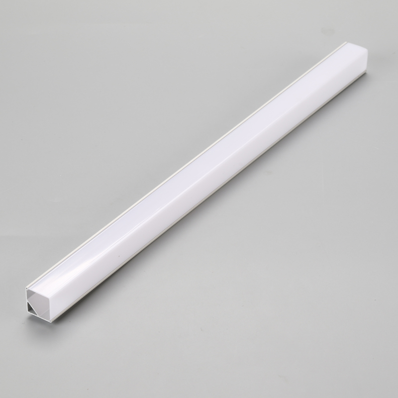 90 - grad - led - streifen aluminium - profil 1616 zur ecke
