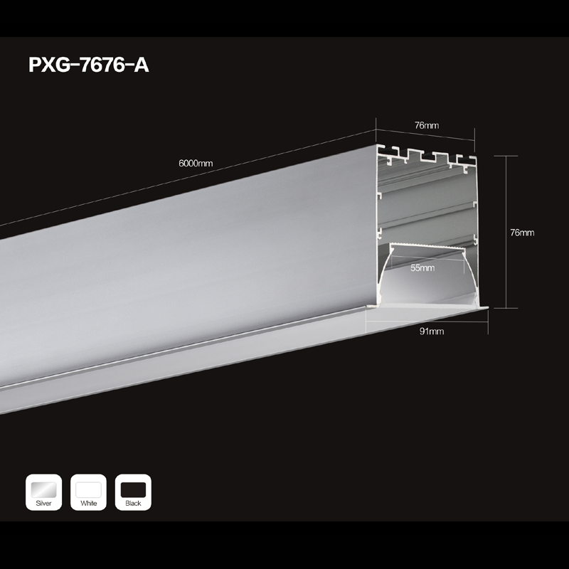 diffusor led light bar aluminium extrusions - led - wohnungen für led - aluminium - lampe