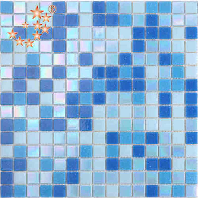 billige blaue glas schwimmbad mosaik - fliesen eigene größe dolphin form wyih multi - farbe