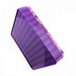 Kleine quadratische Kosmetikdose für Lipgloss mit PVC-Fenster