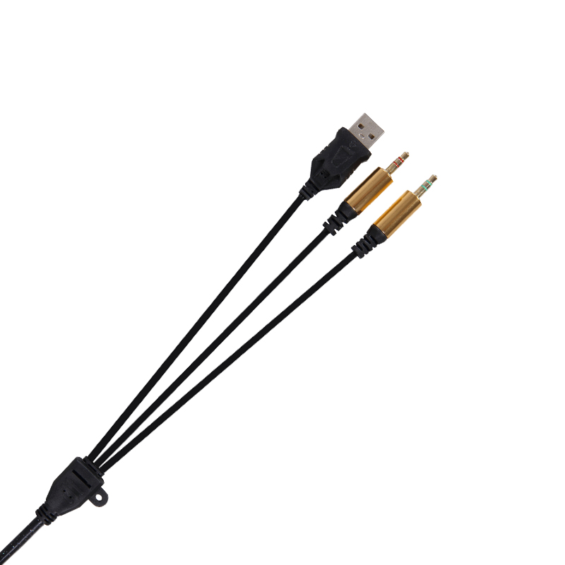 Gaming-Kopfhörer 7.1 Surround-Sound über Ohr mit Lautstärkeregler