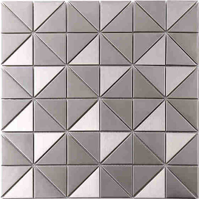 Bestseller-Roman-Silber-Edelstahl-Mosaikmusterfliese Küche ummauert Pfau-Mosaikfliesenmuster Metall Backsplash Fliese