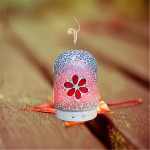 Chinesische Fabrik neueste Mosaik Glas Ultraschall elektrische ätherisches Öl Aroma Diffusor