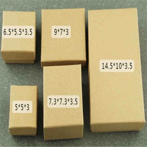 Faltbarer Kraftpaket-Kraftpapier-Verpackungskasten