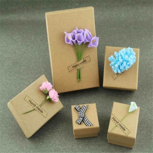 Faltbarer Kraftpaket-Kraftpapier-Verpackungskasten