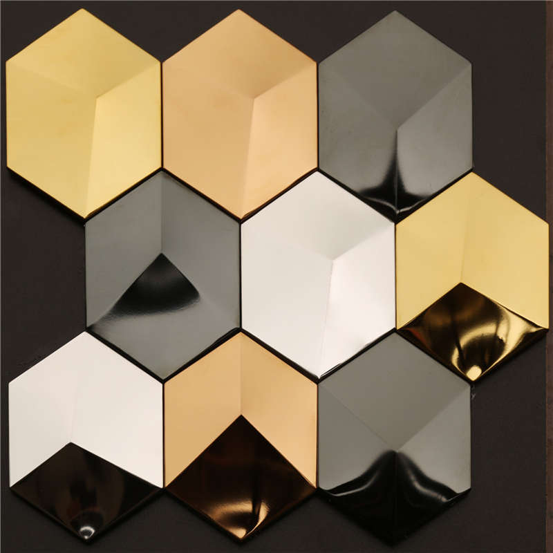 Top Arabesque Black u0026 Golden Backsplash Mosaikfliesen