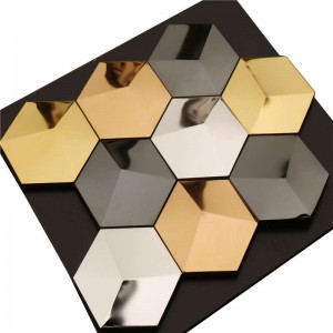 Top Arabesque Black \u0026 Golden Backsplash Mosaikfliesen