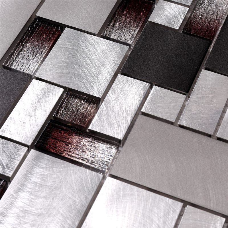 Aluminium-Verbundglas Farbvariation Mosaikfliese