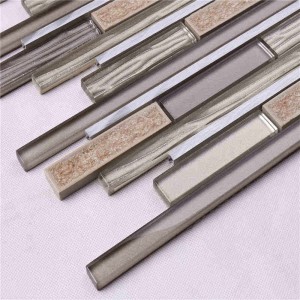 Großhandelsquadrat-Kristallglasmosaik-Fliese-Kristallporzellanfliese für Hotel-Club Walls