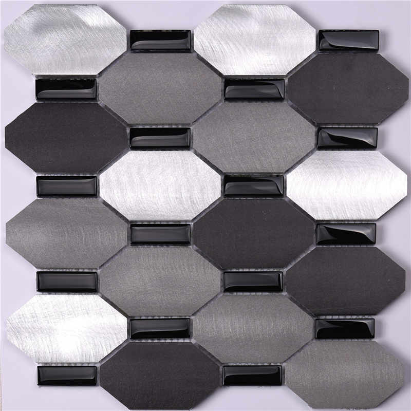 Baumaterialien Aluminium achteckige Mosaikfliesen