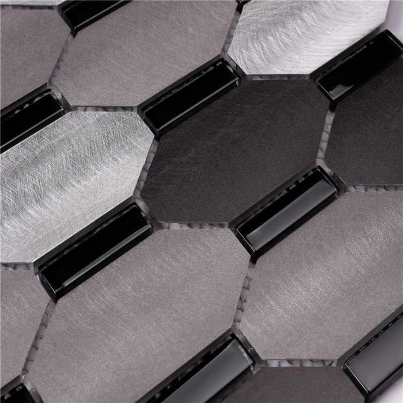 Baumaterialien Aluminium achteckige Mosaikfliesen