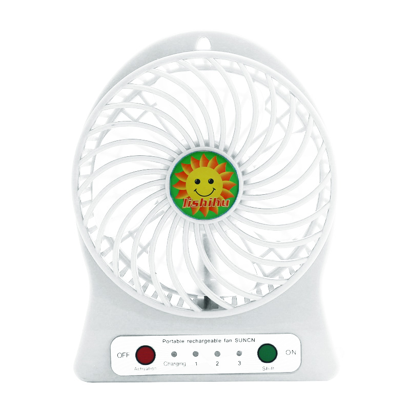 Sommerluftkühlung lithiumbetriebener Elektron-wieder aufladbarer Ventilator-beweglicher Energie-Bank-Ventilator