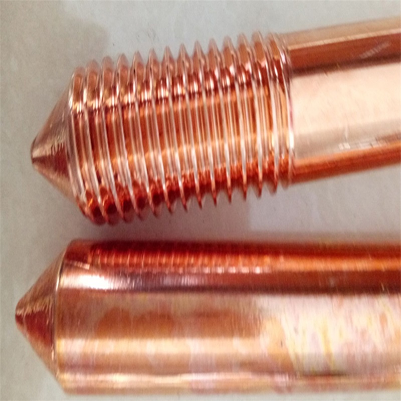 Solid Copper Earth Rod Niedriger Preis Ground Rod