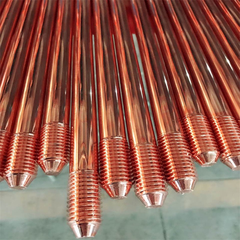 Solid Copper Earth Rod Niedriger Preis Ground Rod