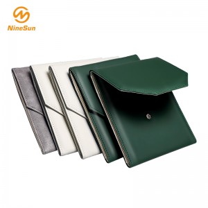 Multicolor Luxus PU Leder Halskette, Pearl Ordner