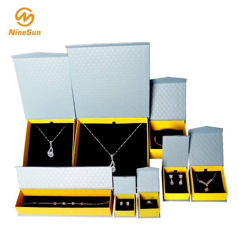Blaue, gelbe Geschenkbox - Schmuckschatulle, Hochzeits-Geschenk-Boxen für besondere Anlässe