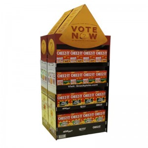 Qualitäts-kundenspezifischer Boden-Papier-Pappausstellungsstand