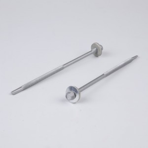 Sechskantkopf aus EPDM-Unterlegscheiben, selbstbohrend, gehärtet