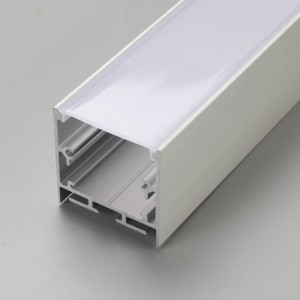 Silbernes Aluminiumprofil für LED-Streifenrahmenbeleuchtung