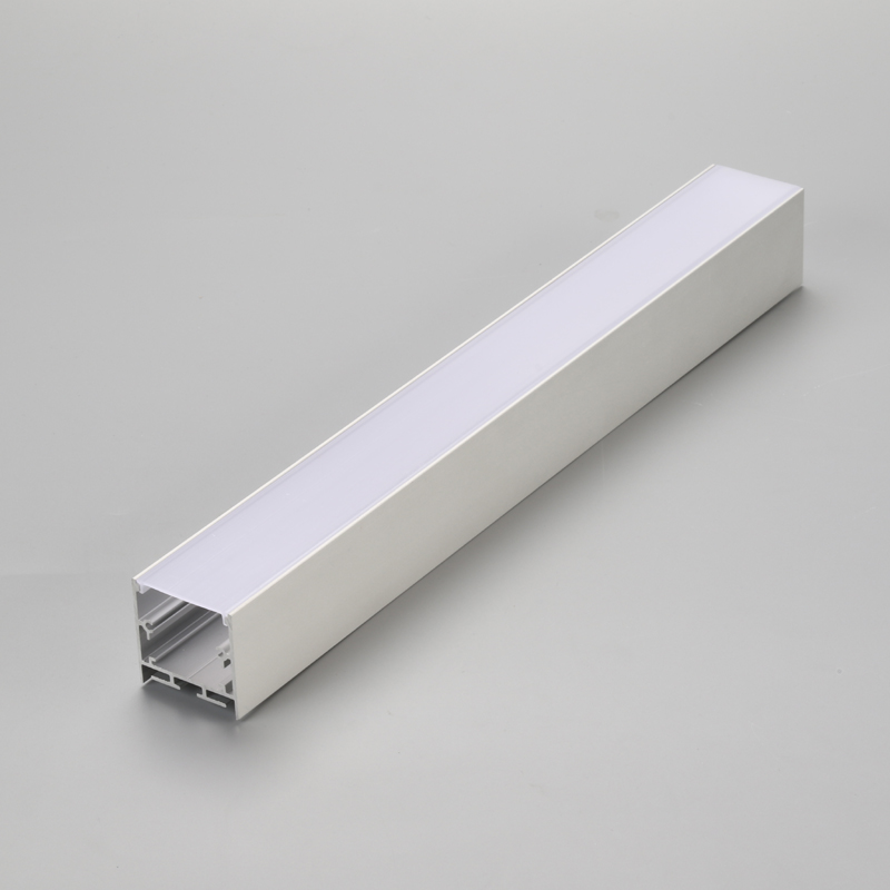 Silbernes Aluminiumprofil für LED-Streifenrahmenbeleuchtung