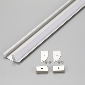 Wand LED Aluminiumprofil für Wandfluterbeleuchtung / Fußlicht / Treppenlicht