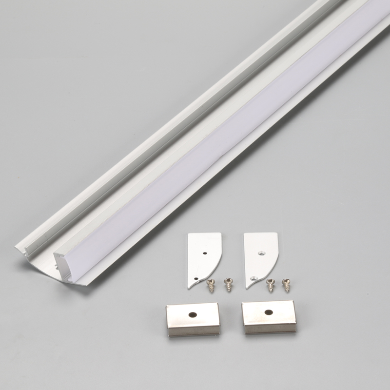 Wand LED Aluminiumprofil für Wandfluterbeleuchtung / Fußlicht / Treppenlicht