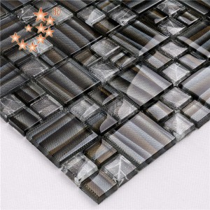 AE40 Modernes Design Dekoratives Kristallglas Mosaik für Außendekoration