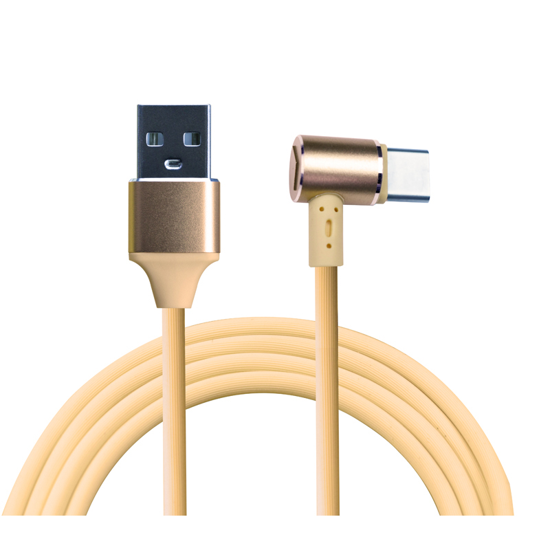 KPS-9221CB Der Ohrstöpsel Typ 90 Grad Tuch Braid USB-Kabel