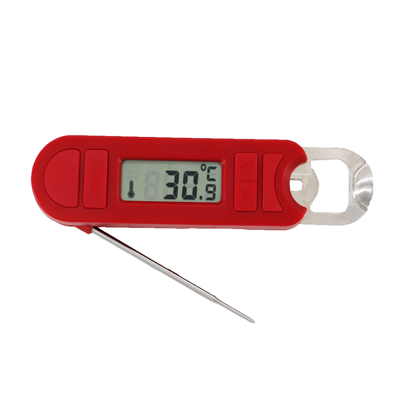 2019 küchenutensilien red digital essen fleischthermometer kochen ein grill