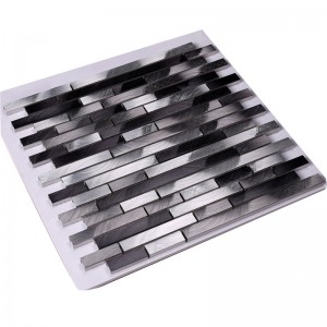 Schrittweise schwarze moderne Haus Fliesen für Backsplash HLC63