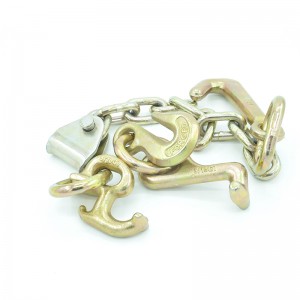 G70 geschmiedeter R-Haken mit geschweißter Verbindung vergoldet