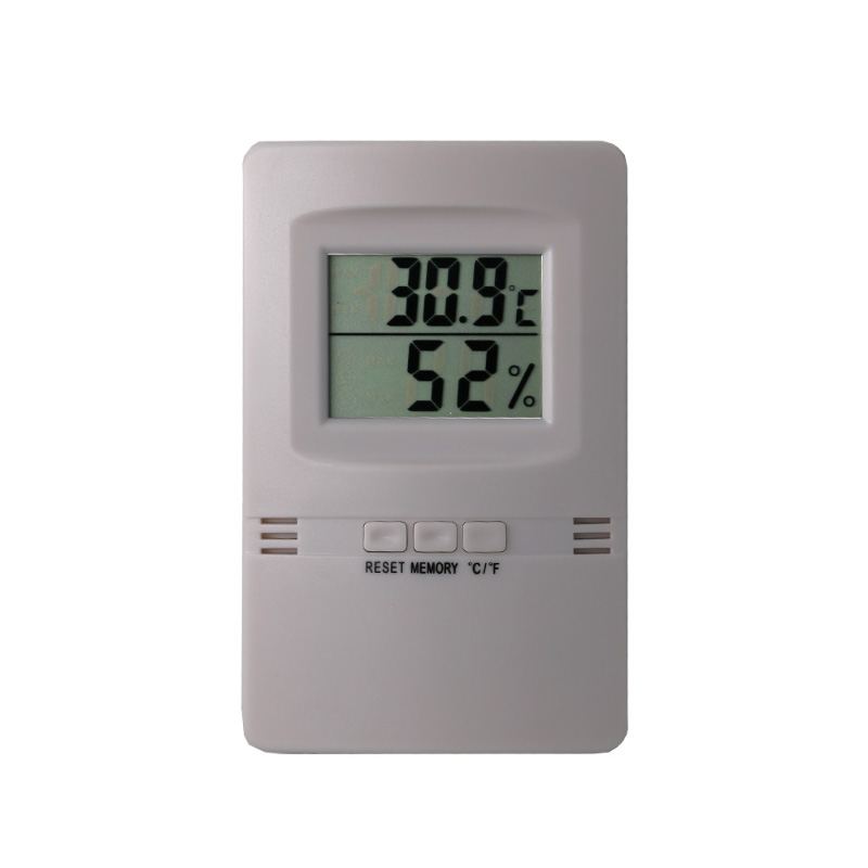 Ultradünnes und einzelnes LCD-Digital-Thermometer u. Hygrometer + -1C + -5% RH Hygrothermograph