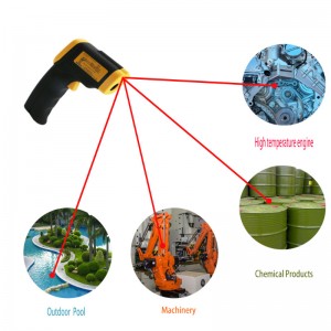 Populärer heißer Verkaufs-Produkt-Laser-Temperatur-Gewehr-Infrarot-industrielles Thermometer