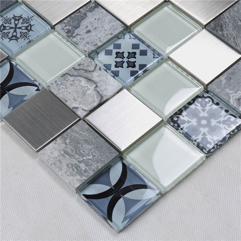 HUV20 Home Depot Antike Muster Design Kristallglas Marokkanischen Mosaik Fliesen Für Küche Dekoration Wand