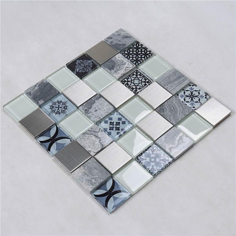 HUV20 Home Depot Antike Muster Design Kristallglas Marokkanischen Mosaik Fliesen Für Küche Dekoration Wand