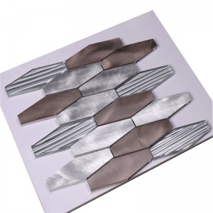 Blending Glass Sexangle Metro Fliesen für Flur HLC04