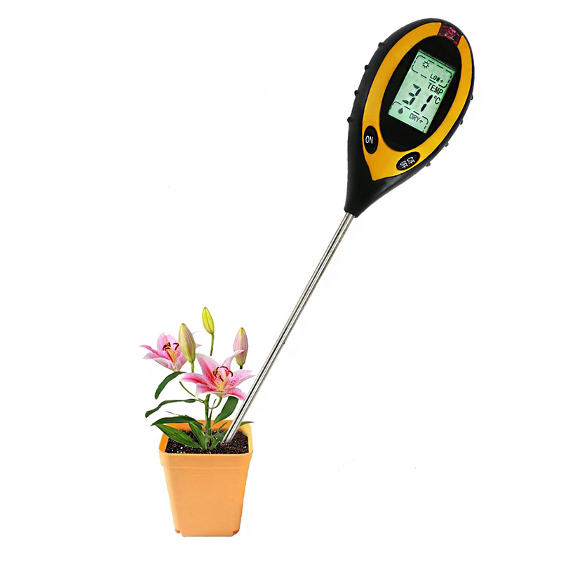 Datenlogger Bodenfeuchtesensoren Hochgenaues Boden-pH-Messthermometer