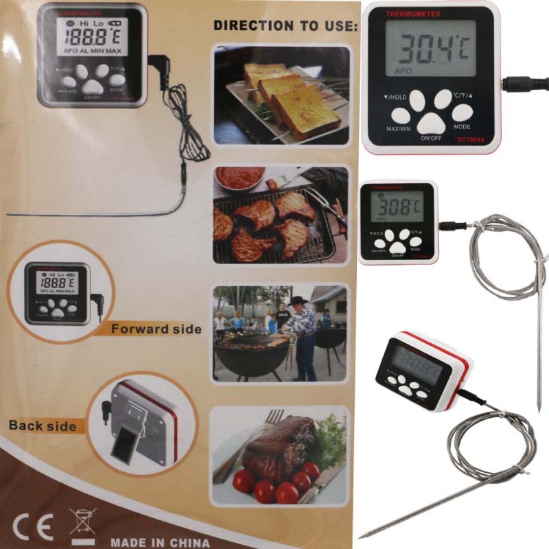 Fleisch-Nahrungsmittel-Thermometer allgemein benutzt in den Küche-Parteien