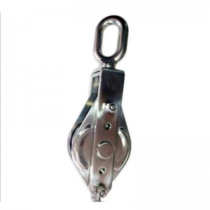 Edelstahl Close Block Single mit Auge