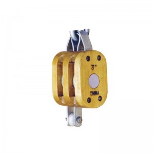 Regular Holzblock-Doppel mit Haken