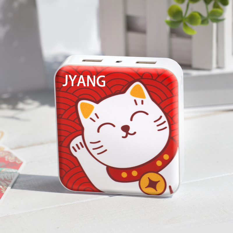 Lucky Cat mobile Netzteil schlanke kompakte Lade Schatz 10000mAh Mini Cartoon süße Handy kostenlos