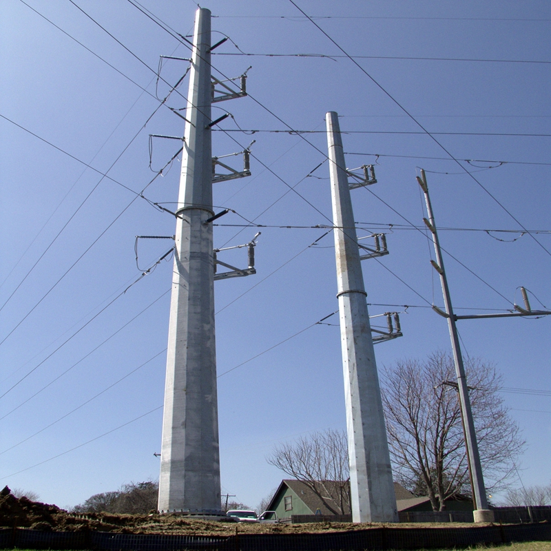 Stromübertragungsleitung Turm