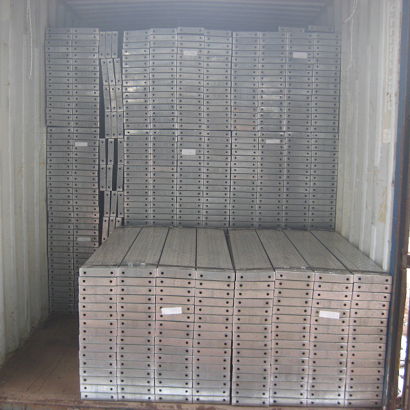 240 Breite Galvanisierte Gerüstplattform-Metallplanke