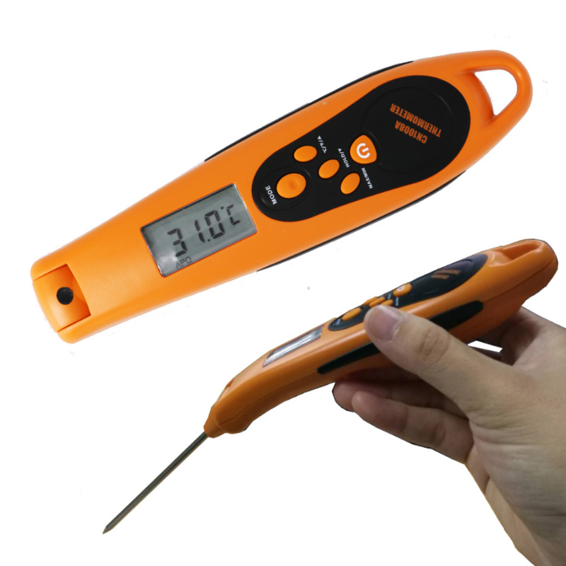 Digitale Küche Mikrowelle Instant Read Fleisch-Thermometer mit Edelstahl-Sonde