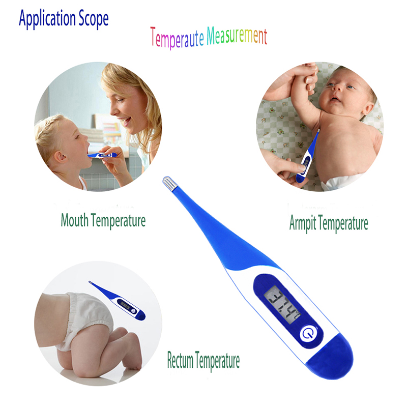 2019 Thermometer Baby-Multifunktionskontakt Elektronisches Körpertemperaturmessgerät