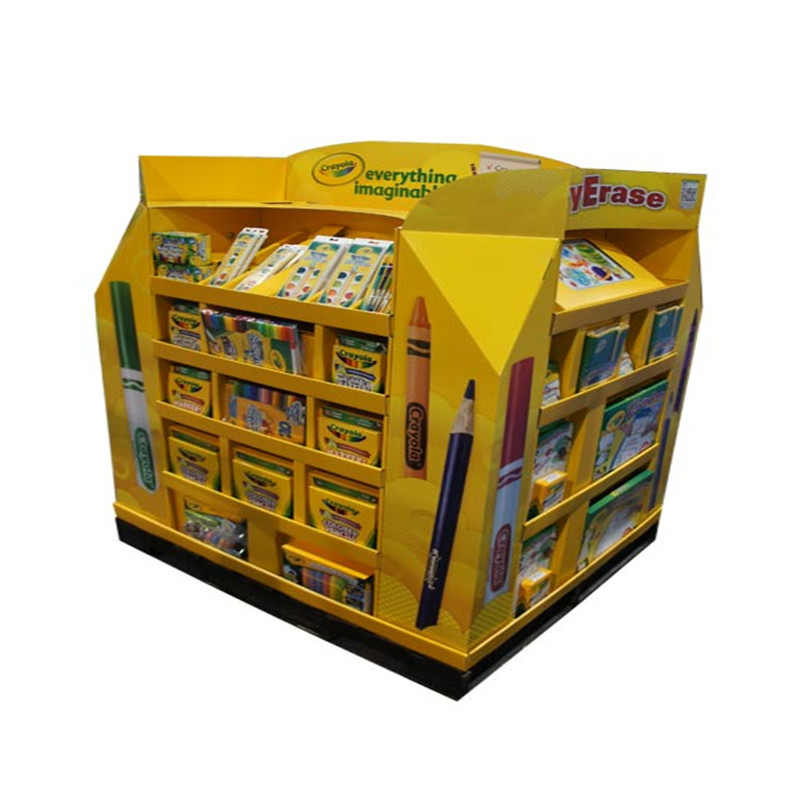 Karton benutzerdefinierte Spielzeug montiert Supermarkt Palette Palettenstand