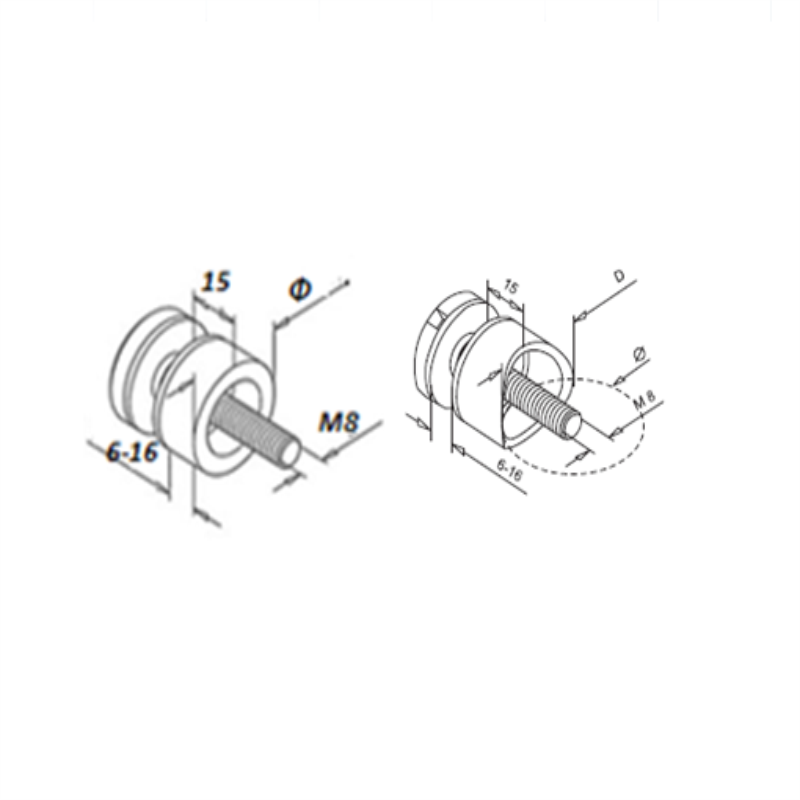 Glasadapter 30MM